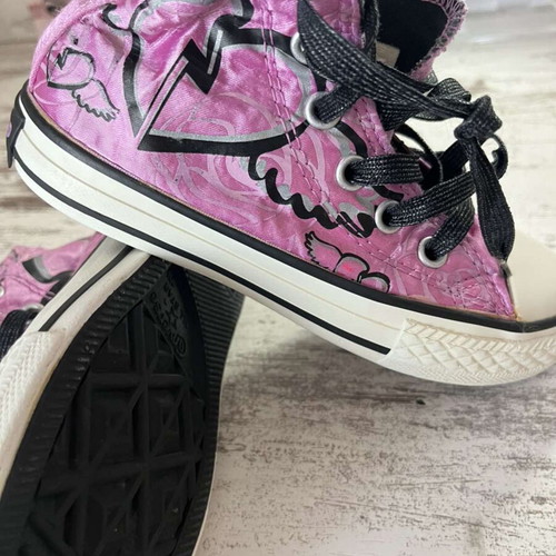 Converse Chuck Taylor pink boots like new, size 27