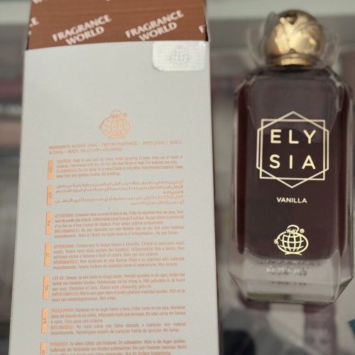 Fragrance World Elysia Vanilla Eau de Parfum 100 ml like new
