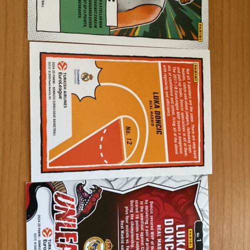 Luca Doncic Real Madrid Collection Cards new, Panini