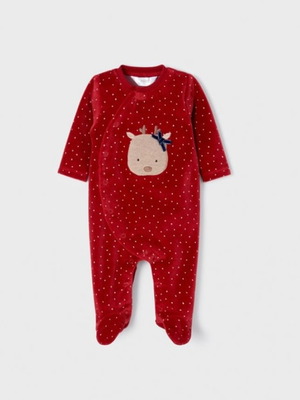 Mayoral velvet baby romper for newborn new