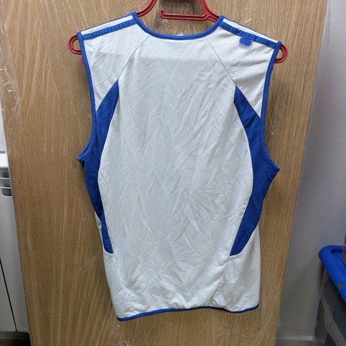 Adidas Predator Pulse sleeveless shirt David Beckham used, white and blue