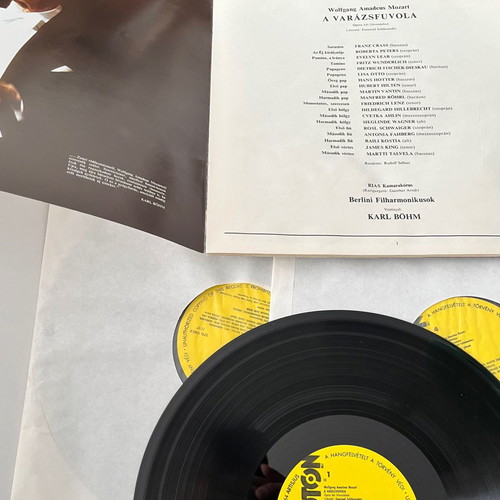Mozart A Varázsfuvola 3 vinyls new, classical opera