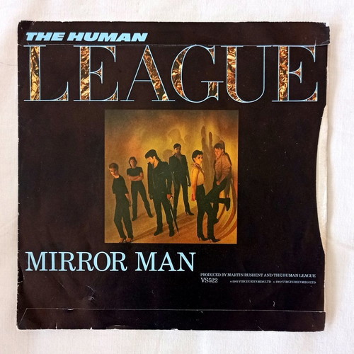 The Human League Mirror Man 45 vinyl 1982, good condition