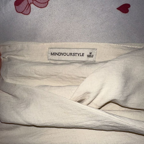 Mindyourstyle Multiway Wrap Top beige, like new, size M