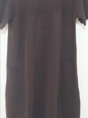 Zara knitted dress used, brown, size M for women or teens