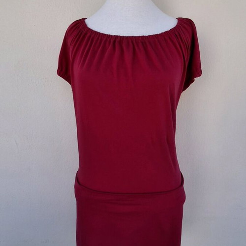 Benetton dress S fuchsia like new
