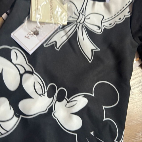 Monnalisa Minnie Mickey dress, size 7y, with tags