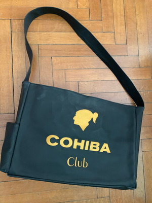 Ανδρική τσάντα Cohiba μεταχειρισμένη, μαύρη