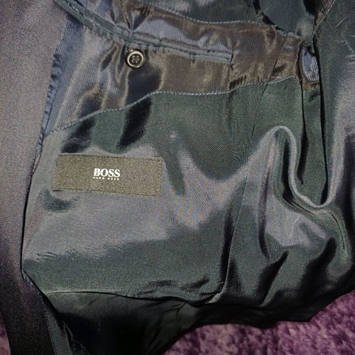 Boss suit like new, men's, black and blue