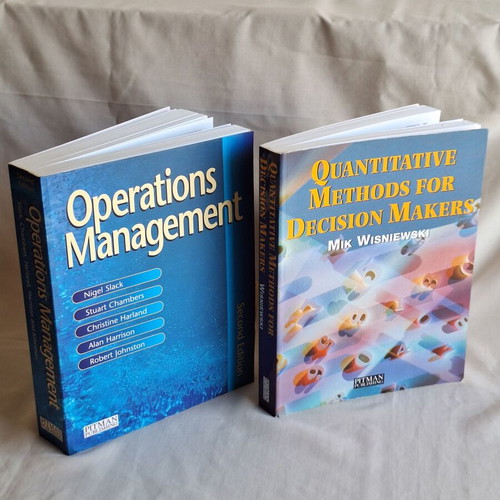 Operations Management & Quantitative Methods business books set