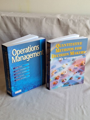 Operations Management & Quantitative Methods business books set