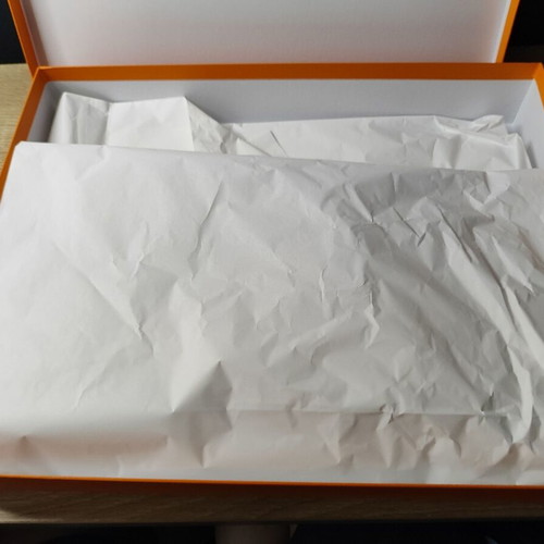 Hermes gift box used 38.5 x 30 x 6 cm