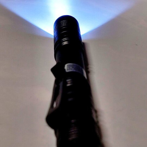 Tactical Flashlight metal body, new, IP55 dust and water resistant