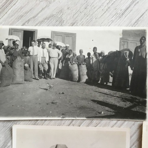 Historical photo album Egypt and Greece 1920-1930 used, rare retro photos