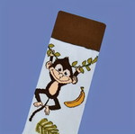 Socks with monkey design new with playful pattern