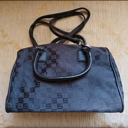 Sisley shoulder and hand bag used, brown