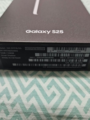 Samsung Galaxy S25 Enterprise Edition, 128GB, ασημί