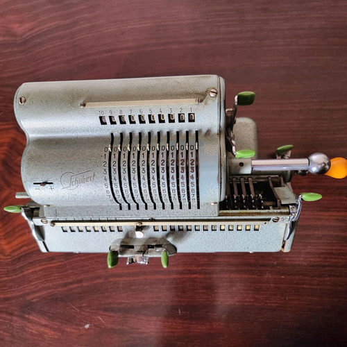 Schubert Rastatt mechanical calculator like new, made in Germany