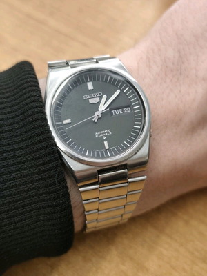 Vintage Seiko 5 6139-6010 αυτόματο ρολόι χειρός με γνήσιο μπρασελέ