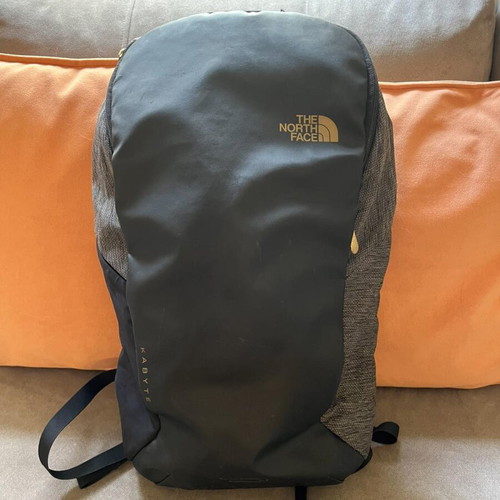 The North Face Kabyte Backpack used, black and grey