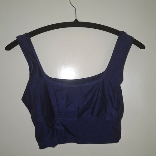 Luigi Blue Metallic Women's Bustier Medium like new