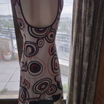 Jean Chancel sleeveless dress with open back new size M