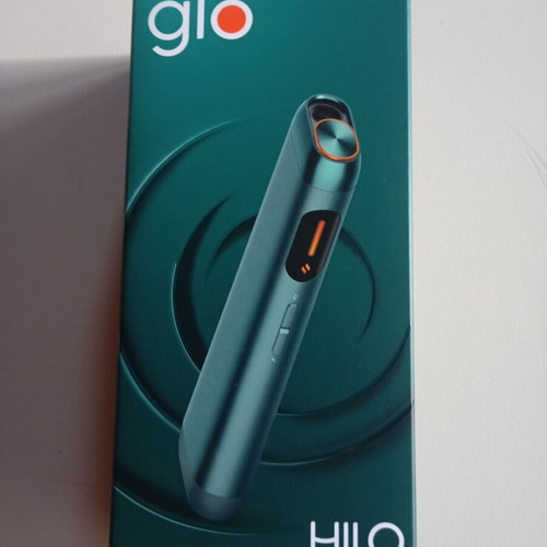 Glo HILO sealed new tobacco heating device cypress green