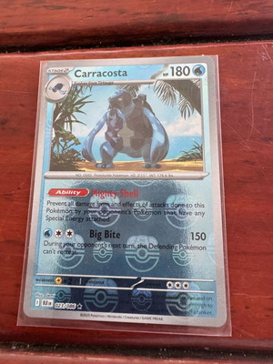 Carracosta Black Bolt card like new, masterball
