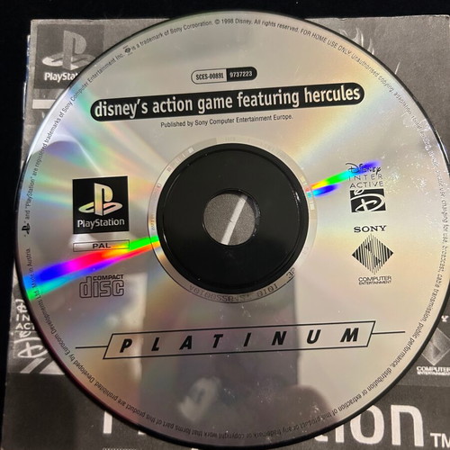 Disney Hercules PlayStation (PS1) used without original case