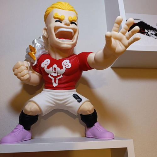 Erling Haaland x Luffy Figure new, One Piece crossover collectible