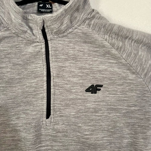 Men's 4F fleece jacket gray melange size XL like new