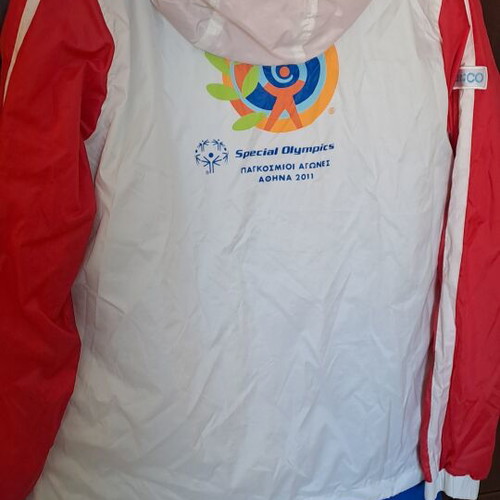 Special Olympics Athens 2011 Volunteer Official Uniform Set like new, size Large