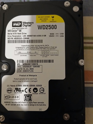 Western Digital WD2500JB-00MHB0 3.5" 250GB HDD SATA hard drive