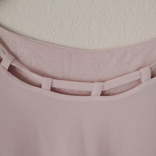 Sleeveless top pink used, airy and versatile