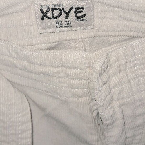 White bermuda shorts used, size L