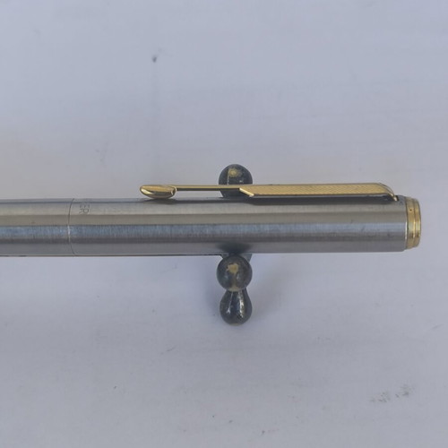 Parker pen used, stainless steel, made in France