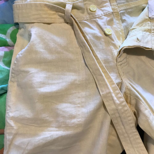 Yellow light women's summer pants Small, like new