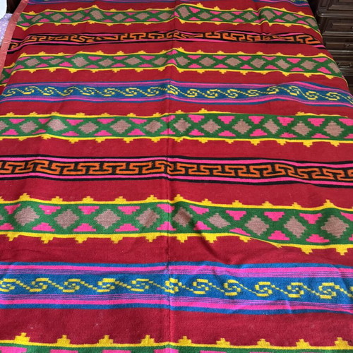 Handmade Loom Blanket like new 1.80x2.40