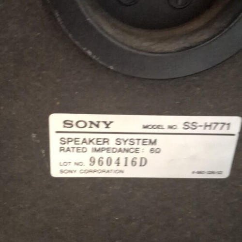 Sony speakers, set of 2