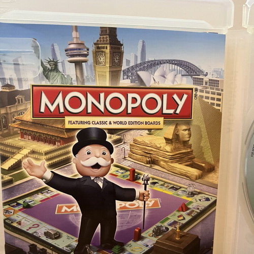 Monopoly PS3 game used, complete with booklet