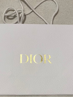 Dior bag new with gold letters, embossed texture, medium