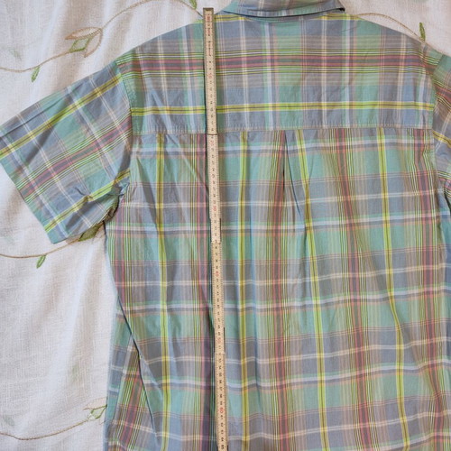 Jack Wolfskin Travel men's shirt size L, like new, colorful plaid