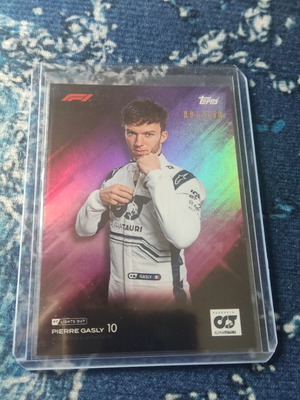 Topps F1 Lights Out 2023 Pierre Gasly numbered 91/150 like new