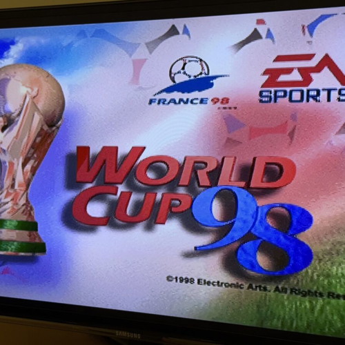 World Cup 98 PlayStation 1 game used with manual