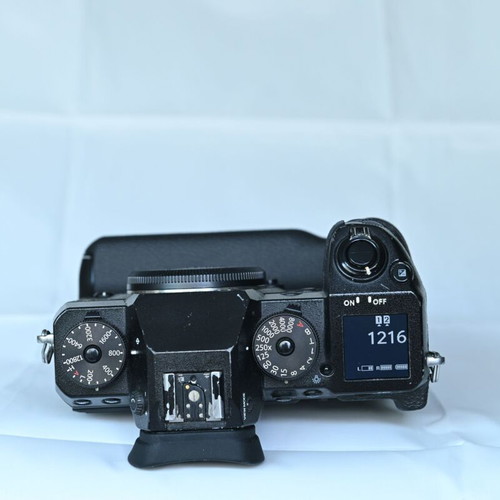 Fujifilm X-H1 camera used with extras and accessories