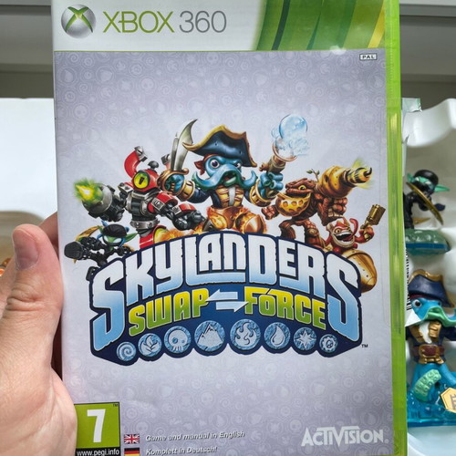 Xbox 360 Skylanders Swap Force Starter Pack used with 3 figures and game