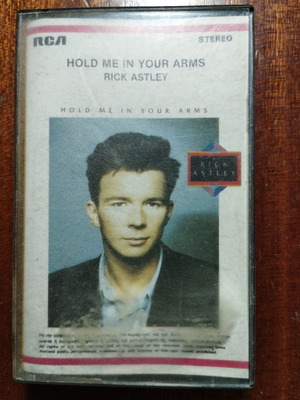 Rick Astley Hold Me In Your Arms cassette tape like new, 1987 pop