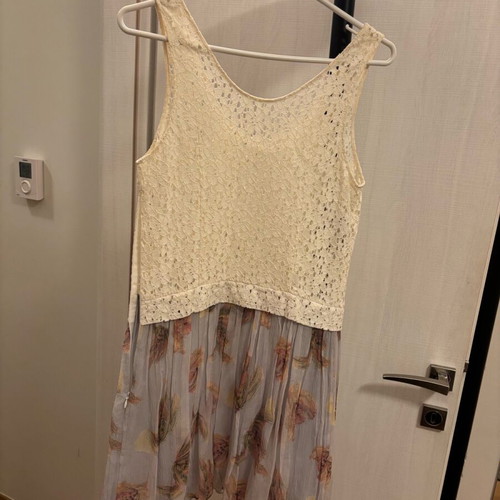Cacharel mini summer dress used, size 38, 100% silk