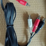 RCA stereo cables new, pack