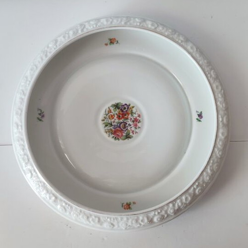Rosenthal Maria porcelain serving platter with Dresden Flowers design